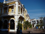 tAuf einer Führung durch die Altstadt von Cartagena