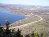Sicht auf Fraser Lake und  Beaumont Provincial Park