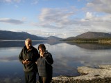 Mechtild und Peter am Ufer des Kinaskan Lake