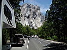 Viel Verkehr im Yosemite Valley