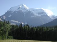 Mount Robson mit 3954m  höchster Berg in den kanadischen Rockies