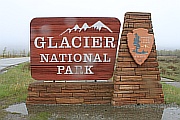 Den USA Glacier Park erreichten wir nur über einen Umweg, weil die Strasse  nicht geräumt war