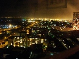 Blick aus der Hotelbar überdas nächtliche Kapstadt