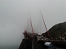 Der Seenebel verhinderte die Sicht auf die Golden Gate Brücke