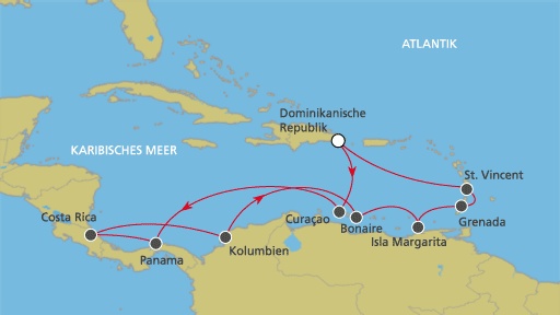 Karibik Route 1 AIDAaura 